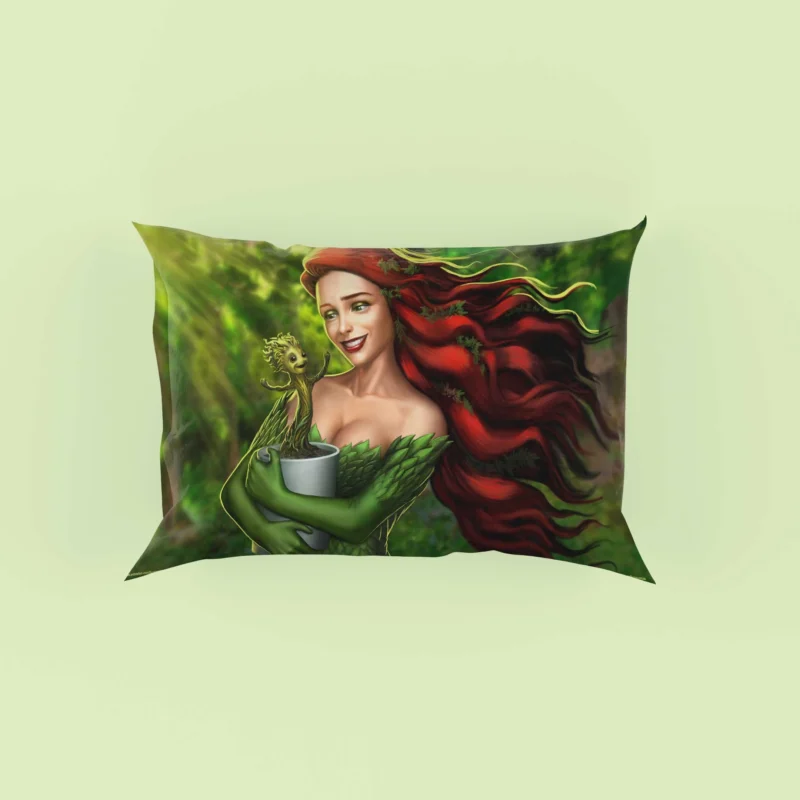Crossover: Poison Ivy and Groot Unique Dance Pillow Case