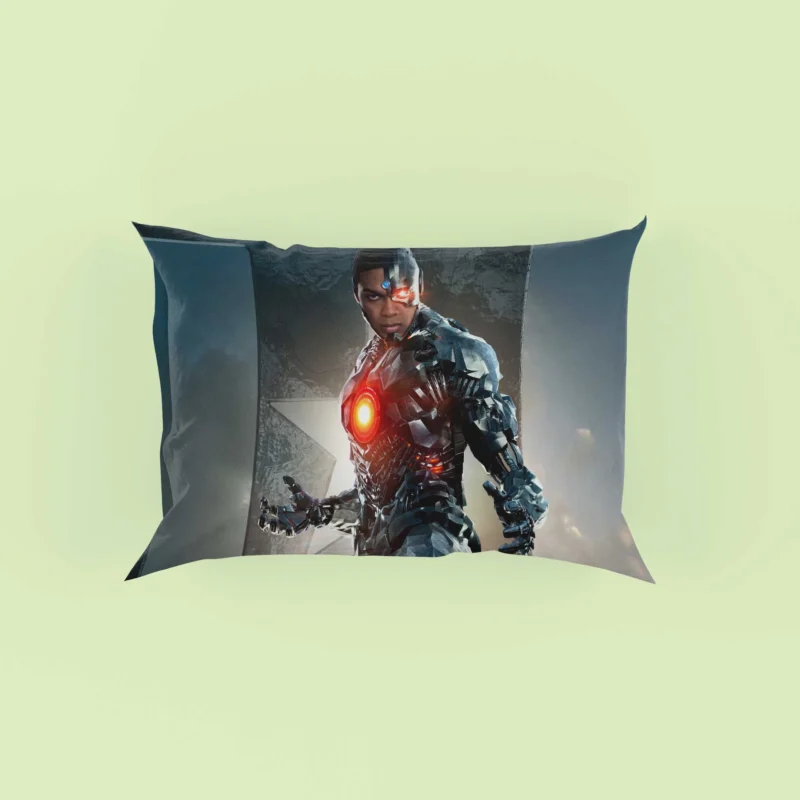 Cyborg in Justice League: Ray Fisher Role Pillow Case