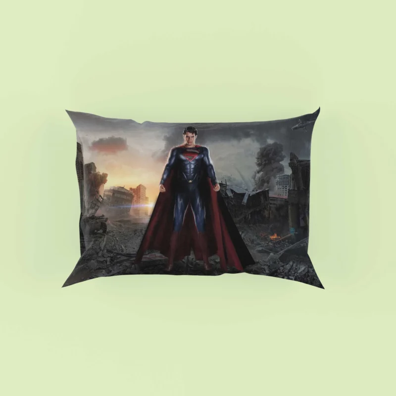 DC Man Of Steel: Henry Cavill as Superman Pillow Case