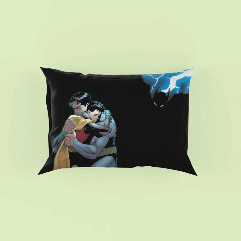 Damian Wayne in Comics: The Dark Knight Son Pillow Case