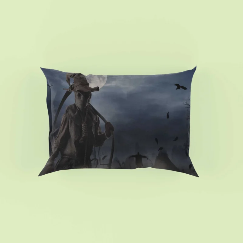 Dark Scarecrow: Embrace the Horror of the Grim Reaper Pillow Case