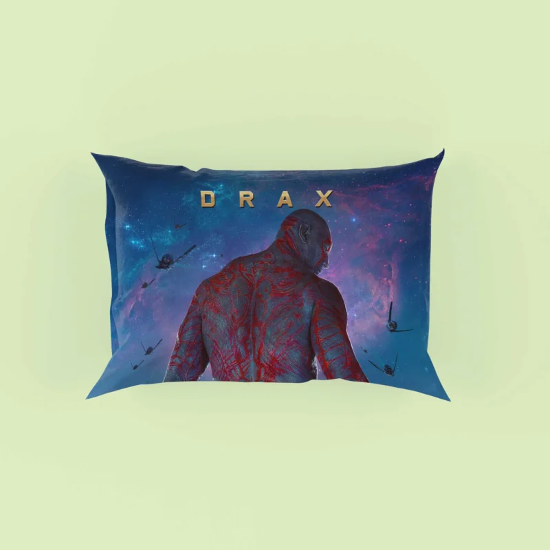 Dave Bautista as Drax the Destroyer in Guardians of the Galaxy Pillow Case