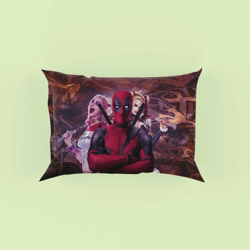 Deadpool Movie: An Explosive Crossover Event Pillow Case