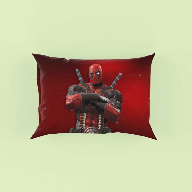 Deadpool: The Merc with a Memorable Pose Pillow Case