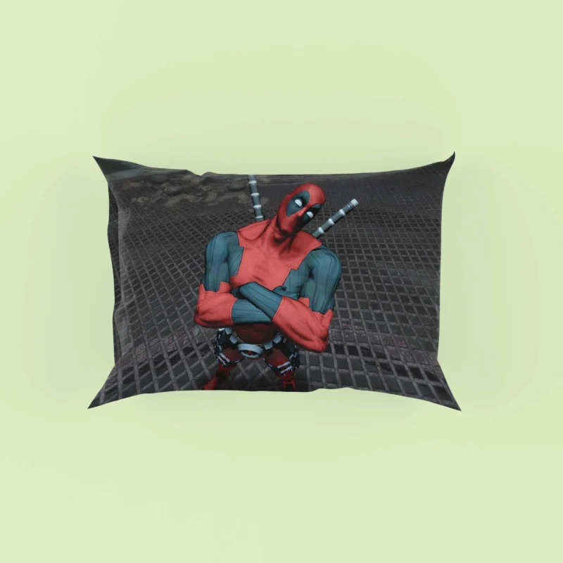 Deadpool Video Game: Dive into the Merc World Pillow Case
