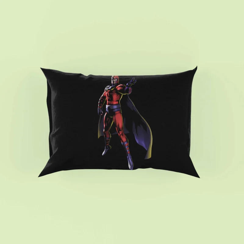 Delve into Magneto Story in Comics Pillow Case