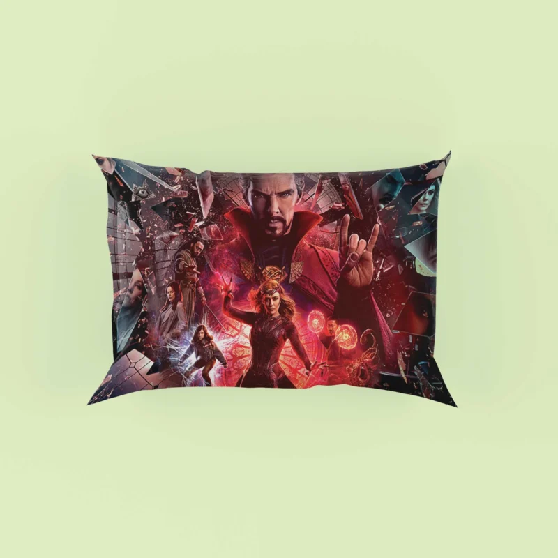 Doctor Strange and Scarlet Witch Epic Team-Up Pillow Case