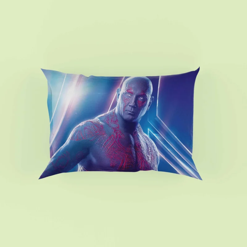 Drax the Destroyer in Avengers: Infinity War: Dave Bautista Pillow Case