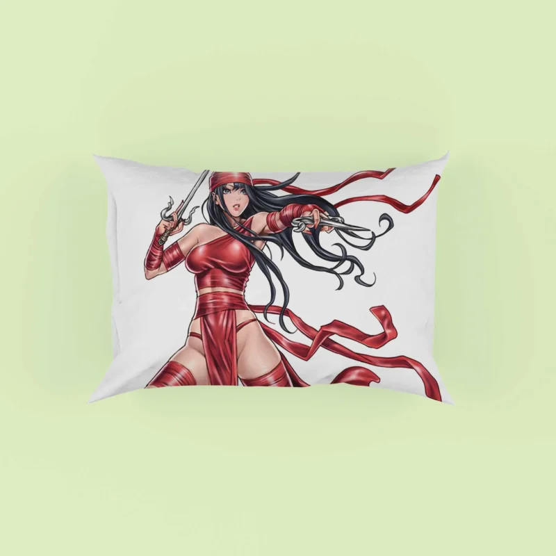 Elektra: Marvel Deadly Assassin Pillow Case