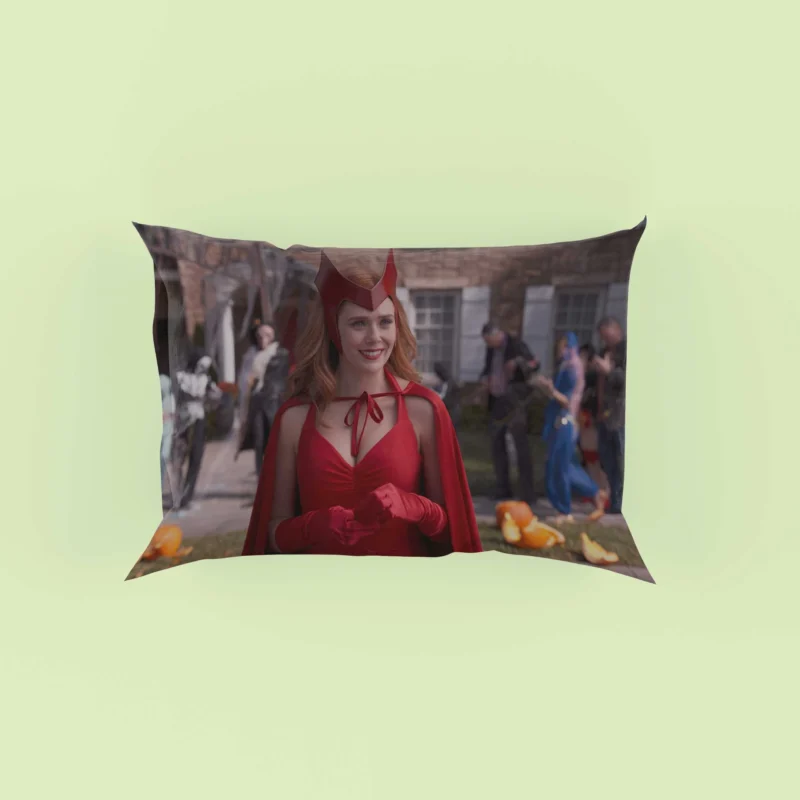 Elizabeth Olsen as Scarlet Witch in WandaVision Pillow Case
