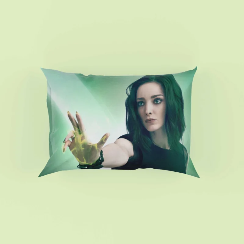 Emma Dumont Portrays Lorna Dane (Polaris) in The Gifted Pillow Case