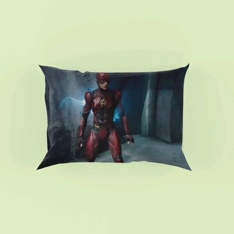 Ezra Miller as Flash in Justice League (2017) Pillow Case