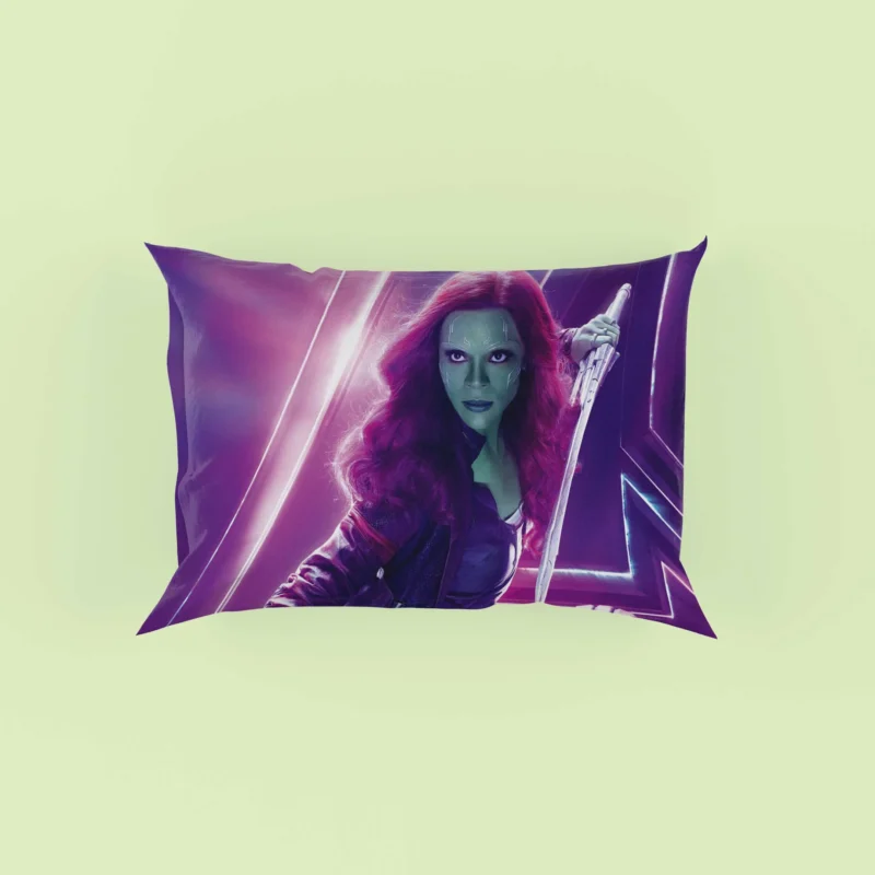 Gamora in Avengers: Infinity War: Zoe Saldana Role Pillow Case