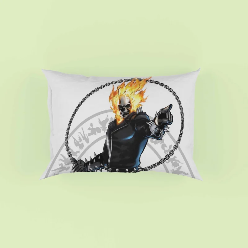 Ghost Rider Comics: Unleashing the Spirit of Vengeance Pillow Case