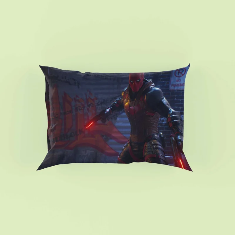 Gotham Knights: Jason Todd Transformation to Red Hood Pillow Case