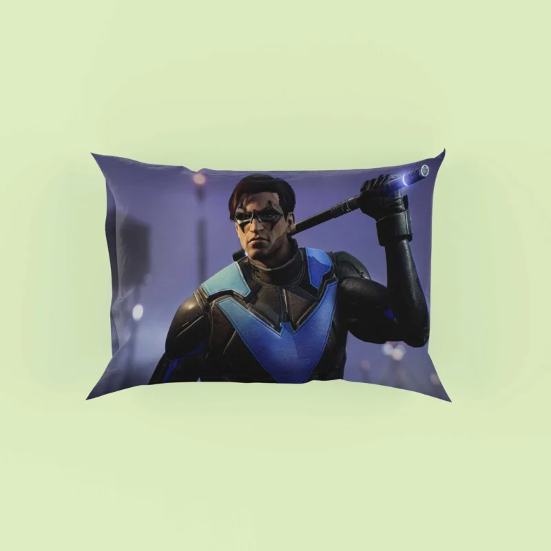 Gotham Knights Video Game: Play as Nightwing Pillow Case