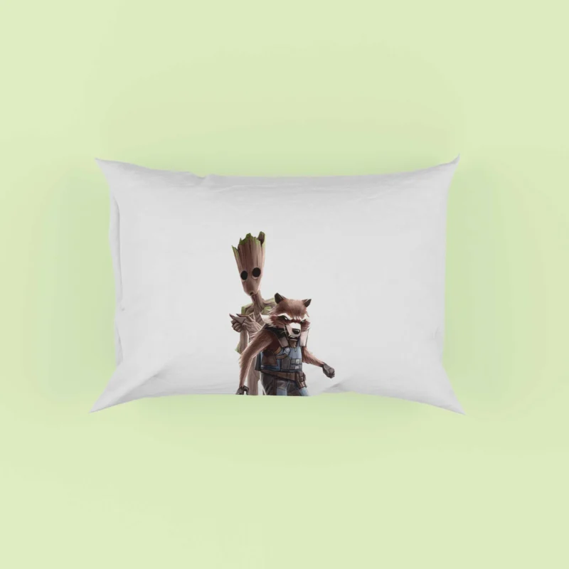 Guardians of the Galaxy: Rocket Raccoon and Groot Pillow Case