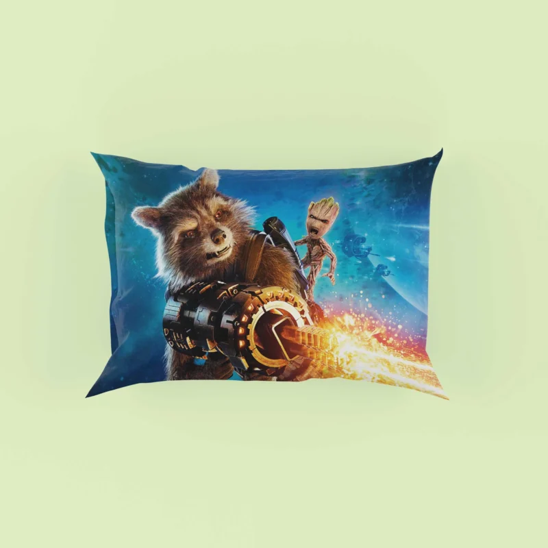 Guardians of the Galaxy Vol. 2: Groot and Rocket Raccoon Pillow Case