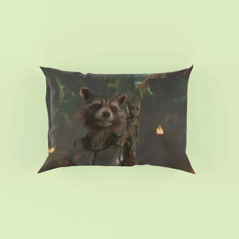 Guardians of the Galaxy Vol. 2: Rocket Raccoon and Groot Pillow Case