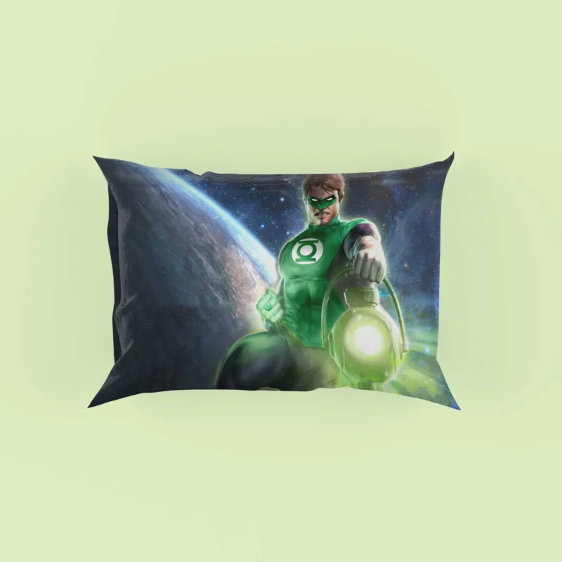 Hal Jordan and John Stewart in Green Lantern Comics Pillow Case