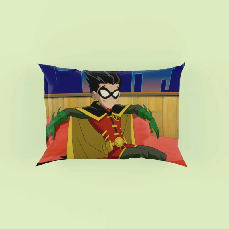 Harley Quinn TV Show: Damian Wayne Mysterious Robin Pillow Case