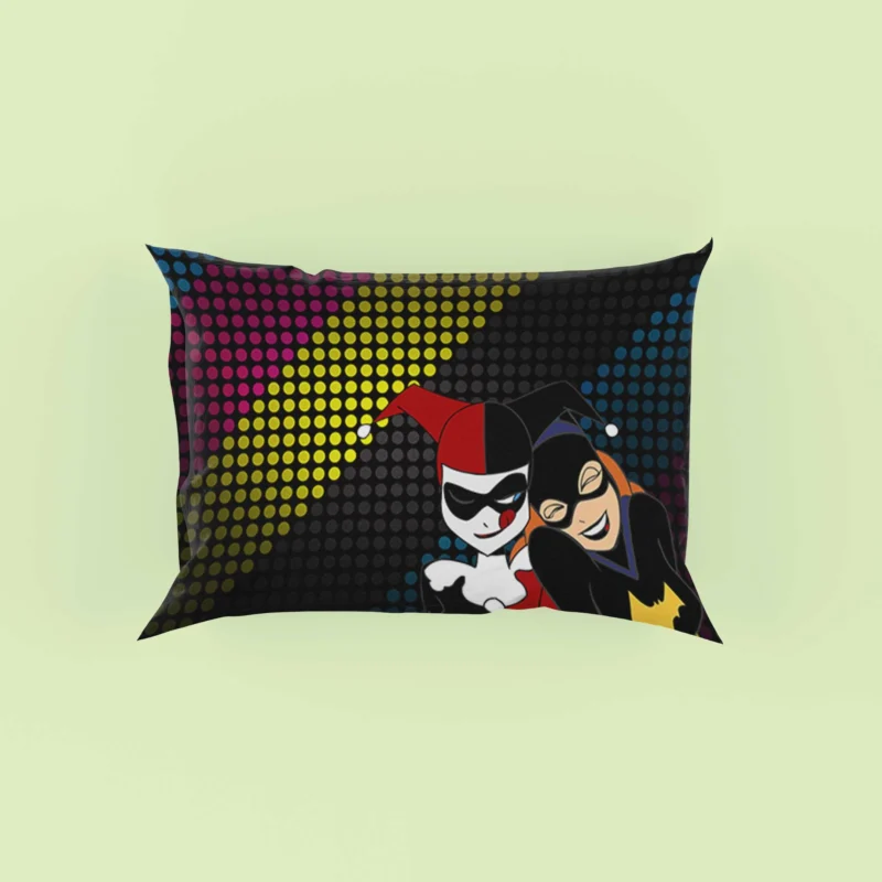Harley Quinn and Batgirl Comics: Dynamic Duos Pillow Case