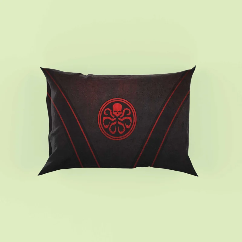 Hydra Red Skull: Arch-Nemesis of Captain America Pillow Case