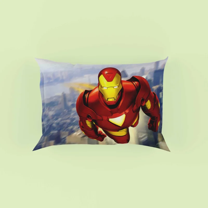 Iron Man Comics: Thrilling Stories Pillow Case