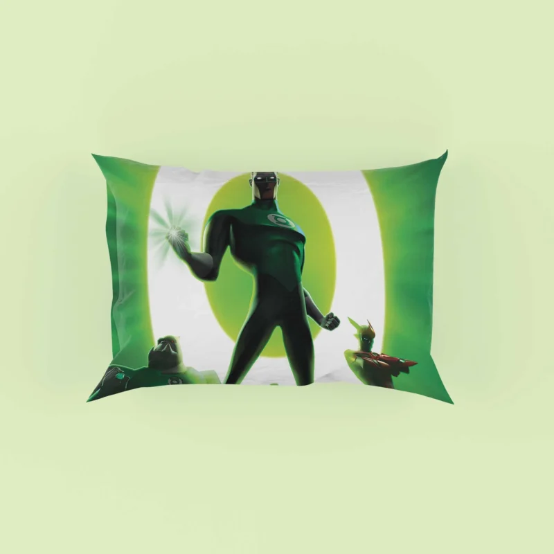 John Stewart Green Lantern Animated Series Pillow Case