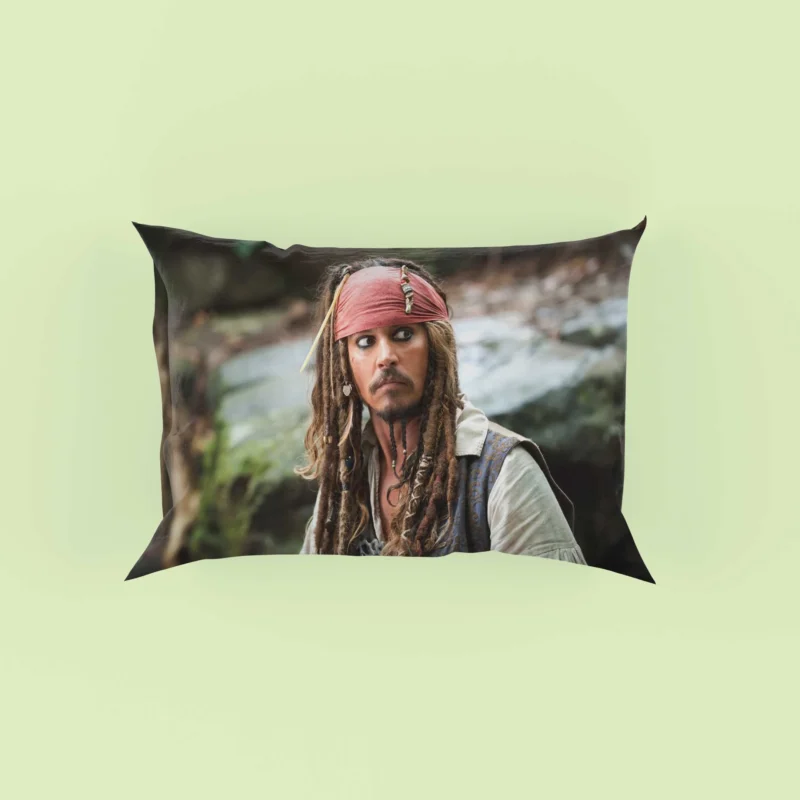 Johnny Depp in Pirates of the Caribbean: On Stranger Tides Pillow Case