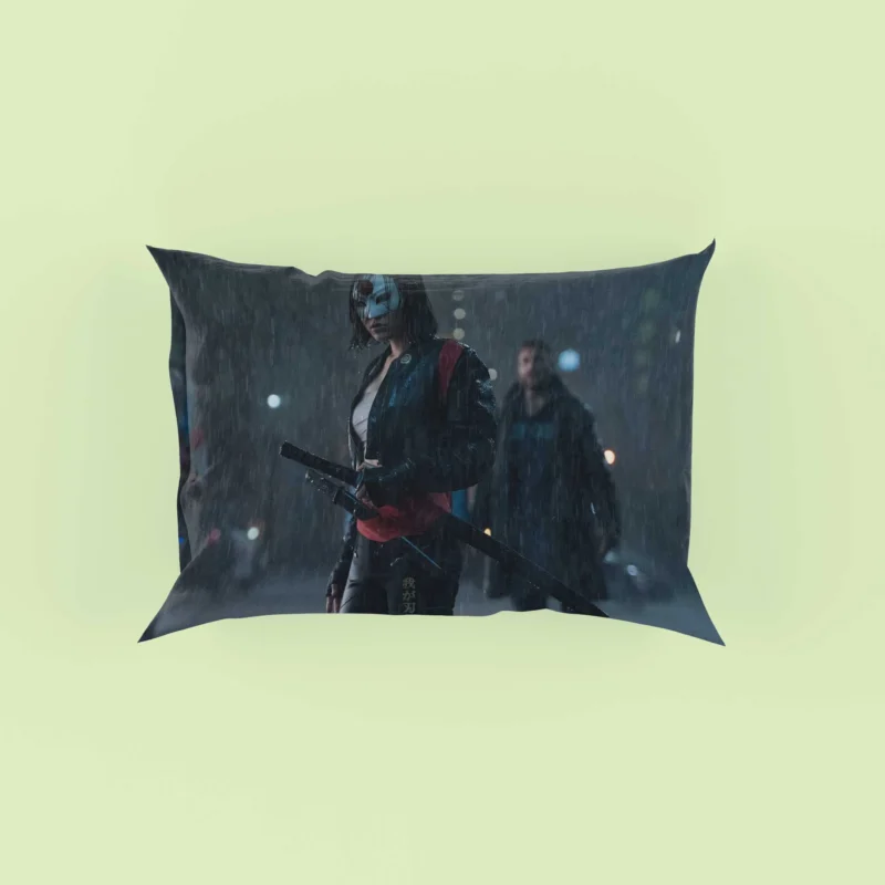 Katana Action in Suicide Squad Pillow Case