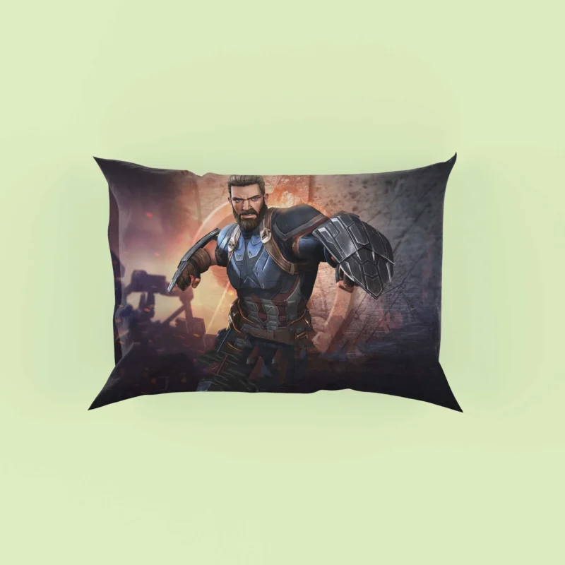 MARVEL Contest of Champions: Play as Captain America Pillow Case