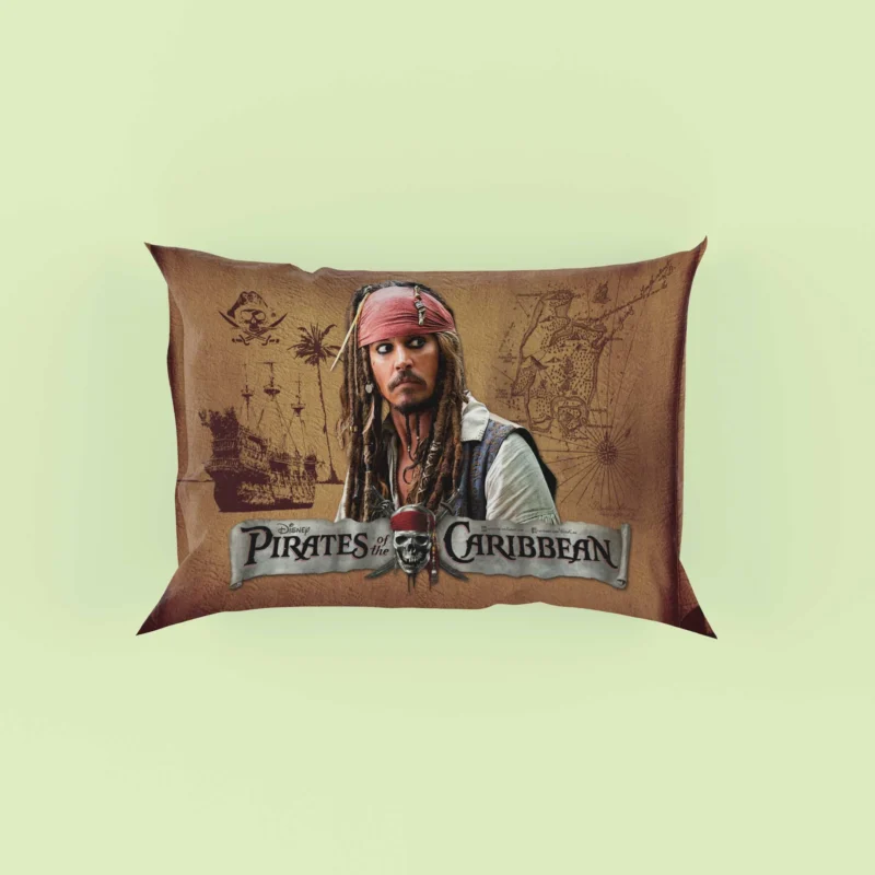 Meet the Legendary Captain Jack Sparrow Pillow Case