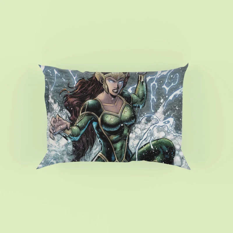 Mera Comics: Journey into the Aquatic World Pillow Case