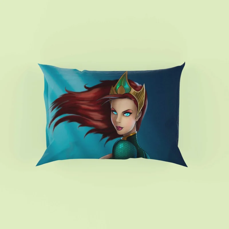 Mera Cosplay: Embody the Aquatic Hero Pillow Case