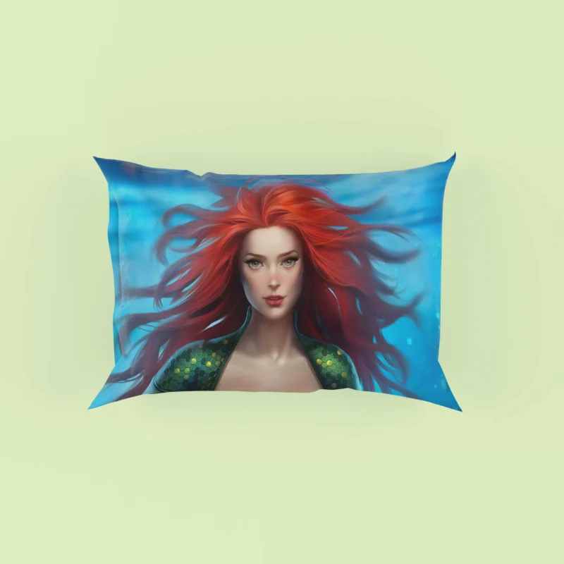 Mera Cosplay: Transform into a DC Heroine Pillow Case