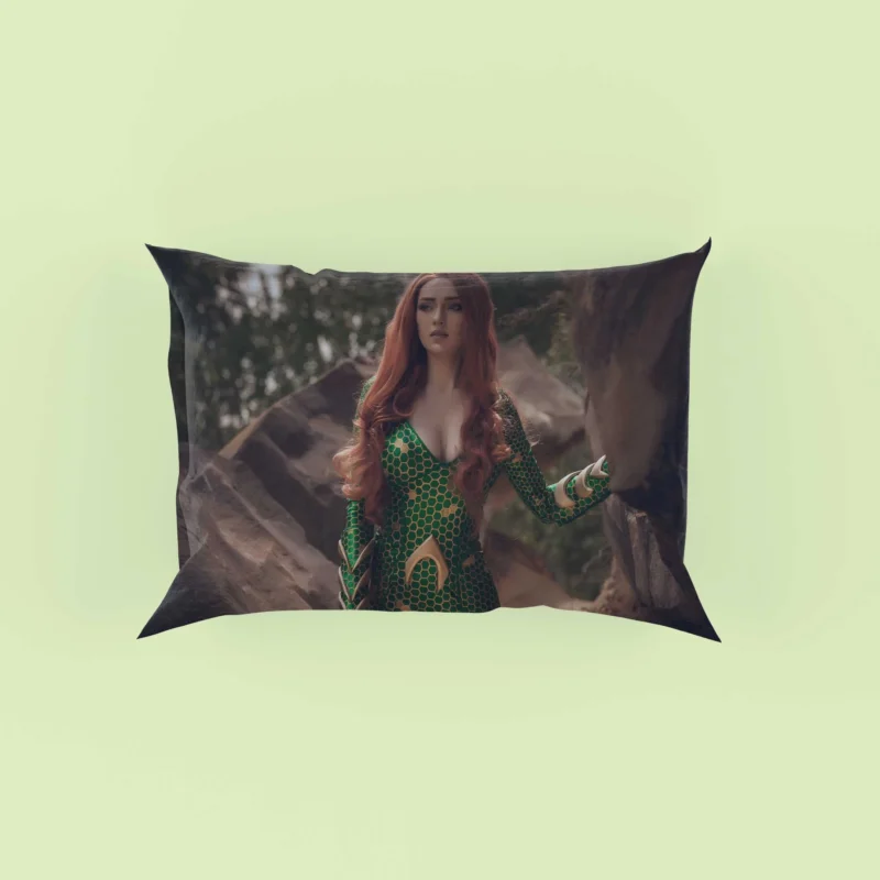 Mera (DC Comics) Cosplay: Embrace the Character Pillow Case