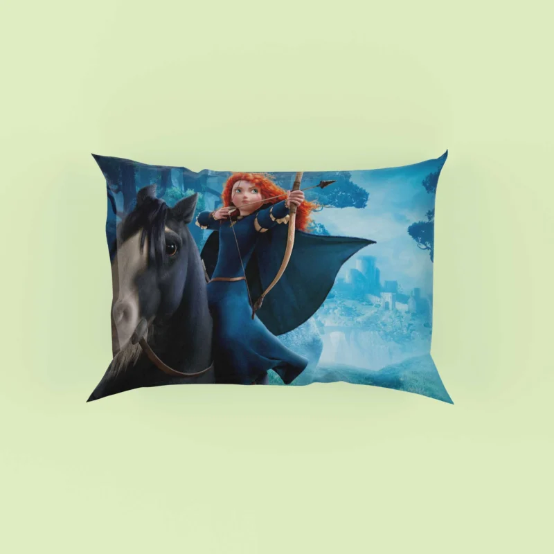 Merida and Angus in Brave: An Unbreakable Bond Pillow Case