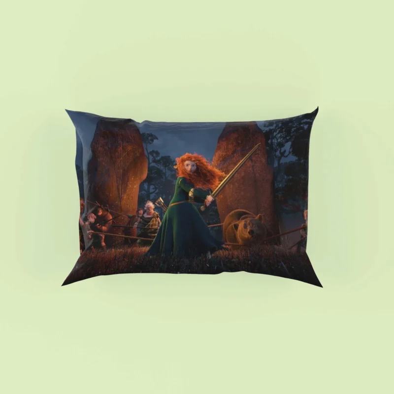 Merida in Brave: A Bold Heroine Tale Pillow Case