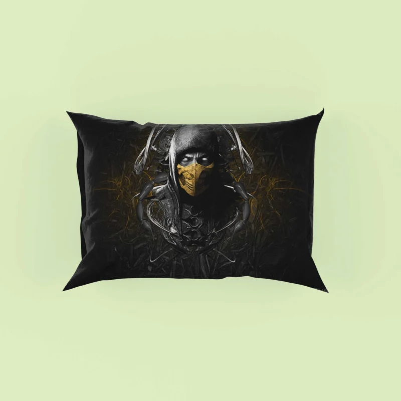 Mortal Kombat X Scorpion: The Fire-Infused Fighter Pillow Case