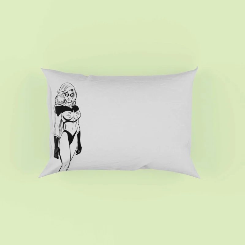 Ms. Marvel in Comics: Uncover the Hero Pillow Case