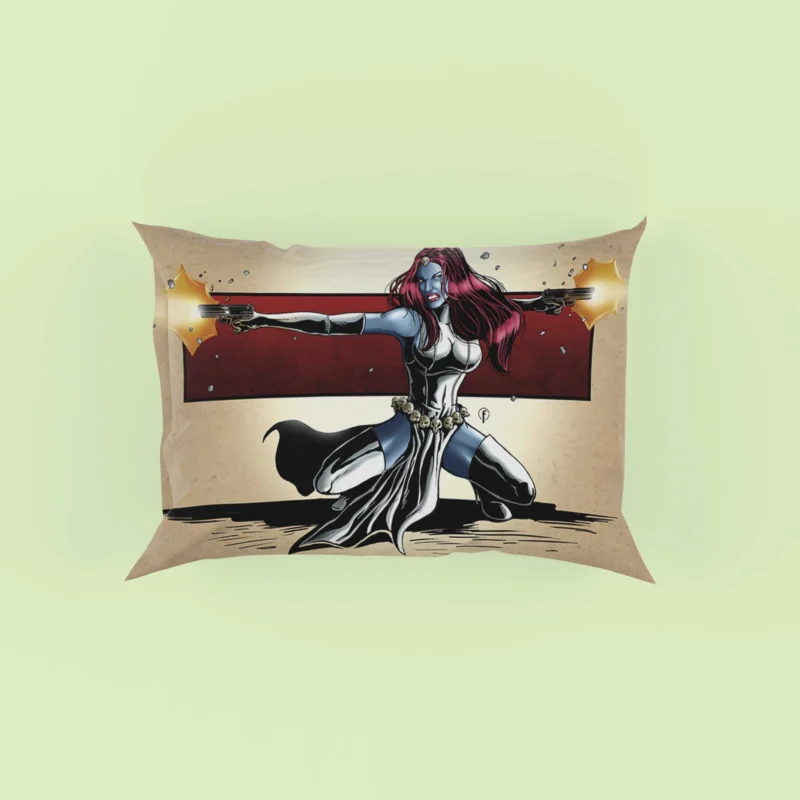 Mystique in Comics: Shape-Shifting Marvel Icon Pillow Case