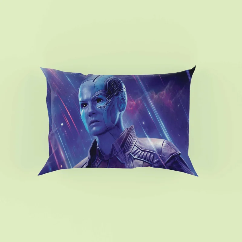 Nebula Evolution in Avengers Endgame Pillow Case