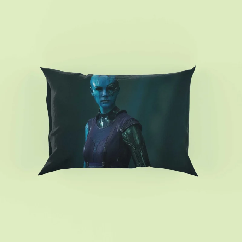 Nebula in Guardians of the Galaxy: Karen Gillan Role Pillow Case