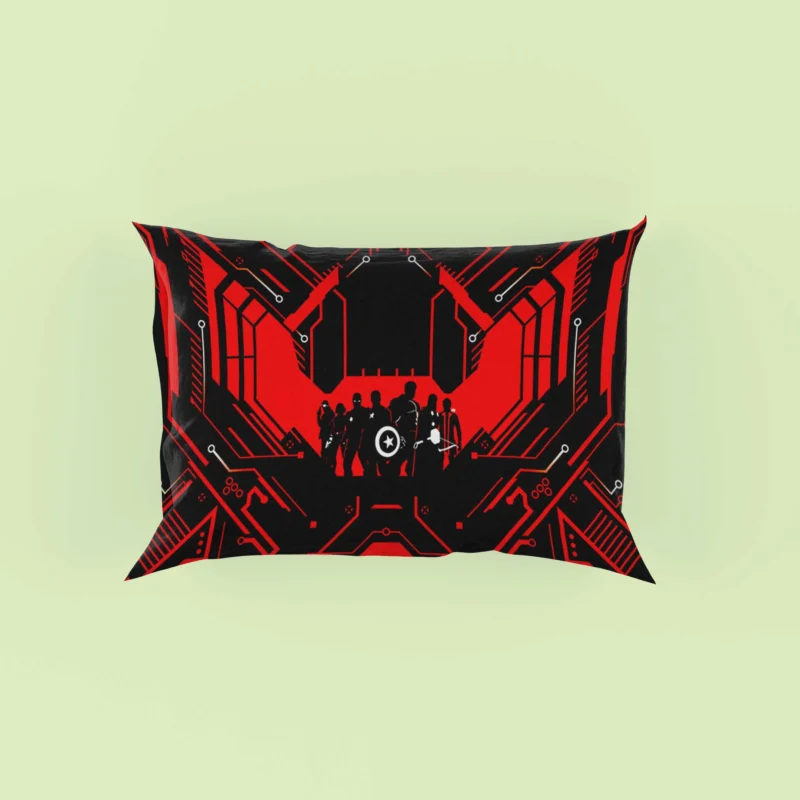 Nick Fury Leadership in Avengers: Age of Ultron Pillow Case