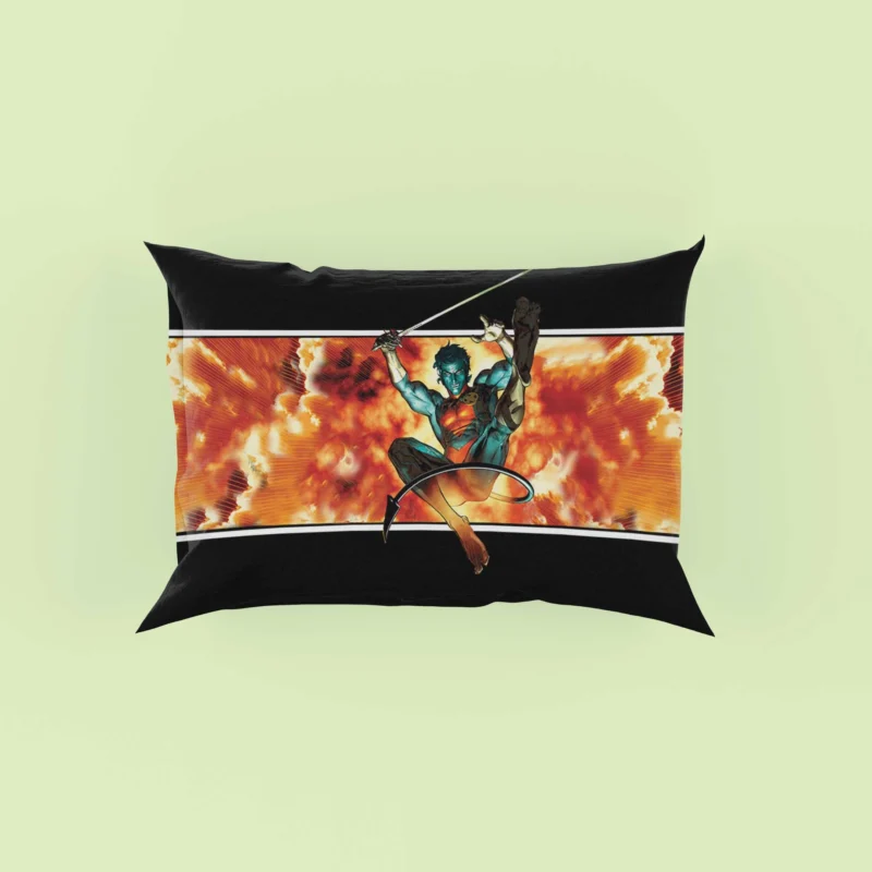 Nightcrawler Wallpaper: Marvel Intriguing Hero Pillow Case