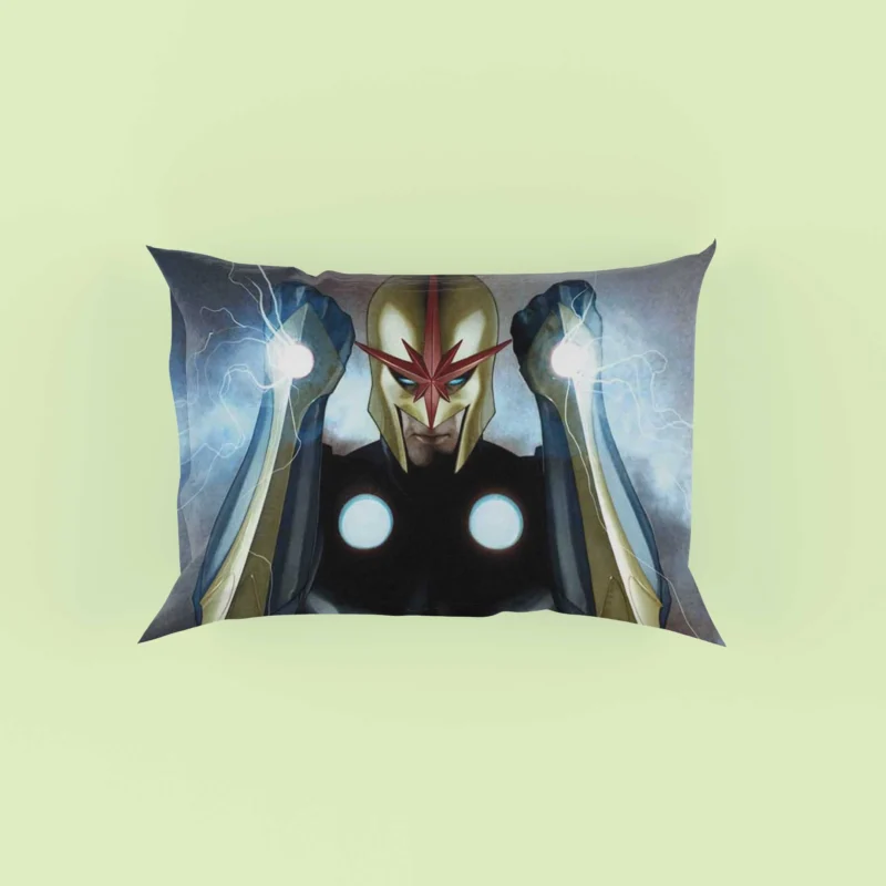 Nova: Exploring the Marvel Cosmic Hero Pillow Case