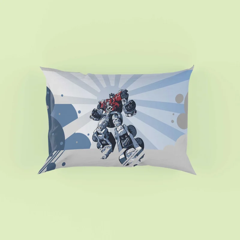 Optimus Prime in Transformers Comics Pillow Case