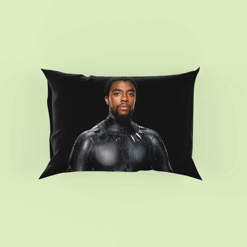 Remembering Chadwick Boseman as Black Panther Pillow Case
