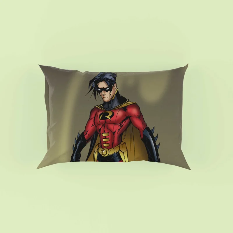 Robin Comics: Tim Drake Dynamic Adventures Pillow Case